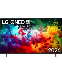 LG QNED72 AI, 65'', 4K UHD, QNED Mini LED, black - TV Televizori