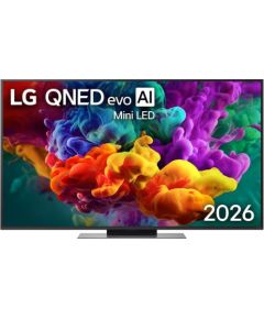 LG QNED87 evo AI, 55'', 4K UHD, QNED Mini LED, black - TV Televizori