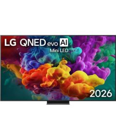 LG QNED87 evo AI, 86'', 4K UHD, QNED Mini LED, black - TV Televizori