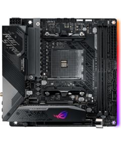 Asus ROG STRIX X570-I GAMING Processor family AMD Processor socket AM4 DDR4 Supported hard disk drive interfaces SATA, M.2 Number of SATA connectors 4 Материнские платы