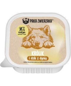 PAKA ZWIERZAKA Rabbit and boar with pumpkin - wet dog food - 150g Suņu barība
