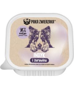 PAKA ZWIERZAKA Turkey and cranberries  - wet dog food - 150g Suņu barība