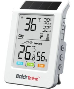 Rainpoint BALDRTHERM HCS596WB Solar-Powered Wi-Fi Thermohygrometer Citi virtuves piederumi