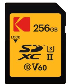 Kodak SDXC 256GB UHS-II U3 V60 Ultra Pro Atmiņas kartes micro SD SDHC