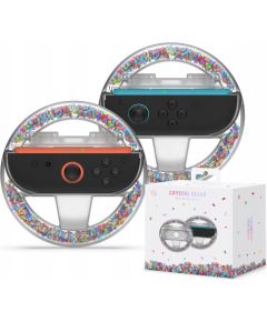 Kierownica JYS 2x Kierownica Na Joy-con Do Nintendo Switch 2 / Kolorowa Crystal Clear / Jys / Jys-ns2290-v2 Jaunumi - Audio-Video