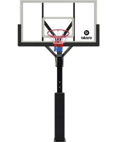 Iebetonējams basketbola statīvs Bilaro Tucson 152x90cm, 10mm rūdīts stikls ar aizsargu Basketbolam
