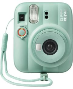 Fujifilm Instant Camera Instax mini 13 + Instax Mini Glossy (10pl) Green 0.3m - ∞ 800 Moment Foto Kameras