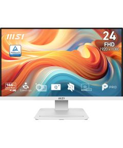 MSI Monitors PRO MP241W E14V 23.8 cala/FHD/FLAT/144Hz/White LED / LCD мониторы