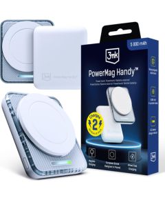 Powerbank 3MK  PowerMag Handy 22.5W MagSafe 5,000mAh White Jaunumi - Datori