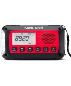 Emergency Radio uztvērējs  A-LAN Radio Midland ER100 ar lādējamu akumulatoru 2600mAh Новинки Компьютерная техника