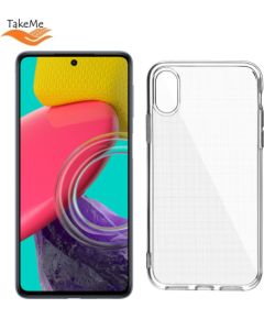 TakeMe Perfect Clear 2mm Caurspīdīgs aizmugures maks priekš Samsung Galaxy M53 5G (M536B) Neoriģinālie Maciņi