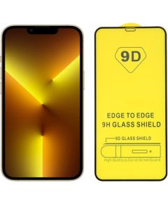 TakeMe 9D Hybrid Fleksibls Pilnas virsmas aizargstikls Apple iPhone 14 Pro Max 6.7'' Melns Rāmis Ekrānu aizsardzība