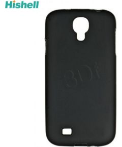 Forcell Hishell Super plāns silikona aizmugures apvalks Samsung i9500 i9505 Galaxy S4 Melns (EU Blister) Neoriģinālie Maciņi