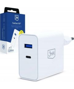 3mk FlowPower 45W 1A1C PD3.0 QC4+ White (5903108750813) Зарядные устройства