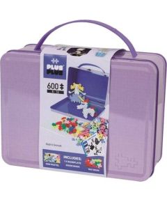 Plus Plus Mini Pastel Blocks Suitcase 600 pcs. Konstruktori 