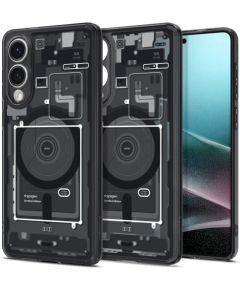 Spigen Ultra Hybrid Mag MagSafe - Case for Samsung Galaxy S25 Edge (Zero One Black) Neoriģinālie Maciņi