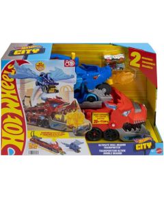 Mattel - Hot Wheels City Ultimate Dual Dragon Transporter JBM72 Mašīnas un piederumi