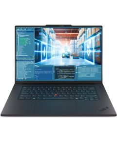 Lenovo ThinkPad T1g Gen 8 Intel Core Ultra 7 255H Laptop 40.6 cm (16") WUXGA 32 GB LPDDR5x-SDRAM 1 TB SSD NVIDIA GeForce RTX 5060 Wi-Fi 7 (802.11be) Windows 11 Pro English Black Ноутбуки
