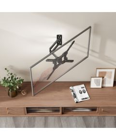 Maclean TV or Monitor Mount / Bracket, max. 23–65", max. load 30 kg, universal, max. VESA 400x400, MC-759 N TV un monitoru stiprinājumi, kronšteini