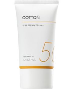 Missha All Around Safe Block Cotton Sun Cream SPF 50+ - Sunscreen cream 50ml Косметика для тела