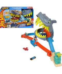Hot Wheels - City Shark Chomp Beach (JHL96) (194735335015) Mašīnas un piederumi