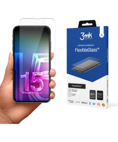3MK Apple iPhone 15 Pro - 3mk FlexibleGlass v2.0 Защитная пленка для экрана