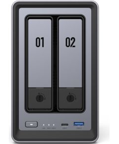 UGREEN NASync DXP2800 2-Bay NAS 0/2 SATA  0/2 M.2 SSD  1x 2.5GbE  8GB RAM Jaunumi - Datori