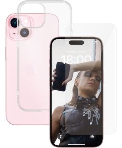 MOBILE SCREEN PROTECTOR 2IN1/IPHONE 15 CLEAR PANZERGLASS Ekrānu aizsardzība