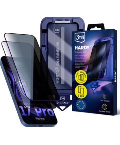 3mk Hardy Privzone 9H - Apple iPhone 17 Pro Ekrānu aizsardzība