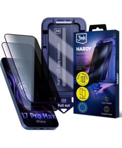 3mk Hardy Privzone 9H - Apple iPhone 17 Pro Max Ekrānu aizsardzība