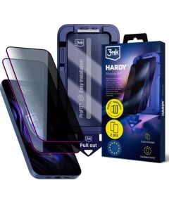3mk Hardy Privzone 9H - Apple iPhone 15 Pro Ekrānu aizsardzība