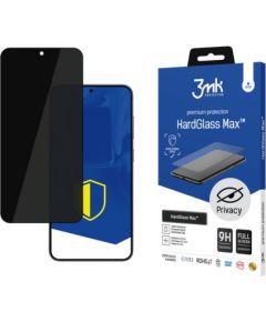 Samsung Galaxy S24+ - 3mk HardGlass Max Privacy Black Ekrānu aizsardzība