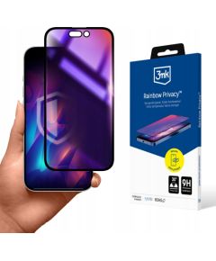 Apple iPhone 15 - 3mk Rainbow Privacy Ekrānu aizsardzība