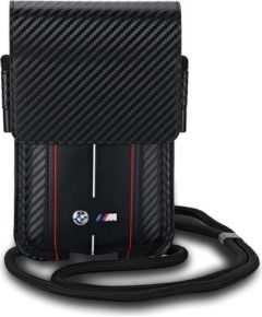BMW BMPSP15XMSCAKR Wallet Bag Carbon Red Stripes black Neoriģinālie Maciņi