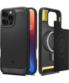 Spigen Rugged Armor iPhone 16 Pro black/black matte ACS08115 Neoriģinālie Maciņi