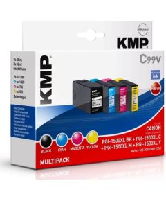 KMC KMP C99V Multipack BK/C/M/Y compatible w.  Canon PGI-1500 XL Чернила для принтера