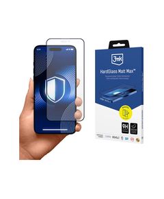 3mk HardGlass Matt Max do Apple iPhone 16 Ekrānu aizsardzība