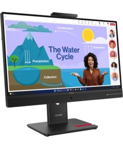 Lenovo ThinkVision T24D-4v (61 cm (23.8 inches), black, FullHD, IPS, webcam, microphone, 120Hz panel) Monitori
