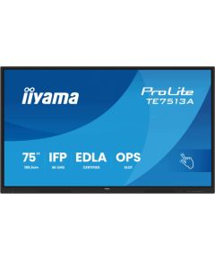 Монитор iiyama 75" UHD IR 40P сенсорный AG с (TE7513A-B3AG) LED / LCD мониторы