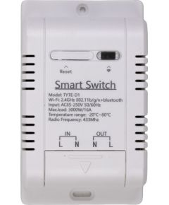 Hismart TUYA Smart Relay with External Temperature Sensor, Wi-Fi, RF, 16A, AC 85-250V Viedie slēdži