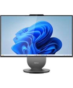 Lenovo Yoga AIO 27IAH10 27.0" QHD/u5-125H/16GB/1TB SSD/Arc/ENG/Keyb+Mouse/Win11H/2YW/Luna Grey All In One Datori (AIO)