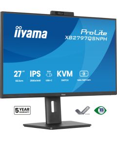 Монитор iiyama ProLite XB2797QSNPH-B1 27IN IPS LCD 4MS 2560X1440 350CD/M2 HDMI/DP/USB 2 компьютерный монитор 68,6 см (27") 2560 x 1440 px Quad HD Black LED / LCD мониторы