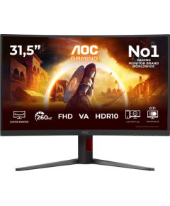 Монитор AOC AOC G4 C32G4Z 80 см (31.5") 1920 x 1080 px Black, Red LED / LCD мониторы