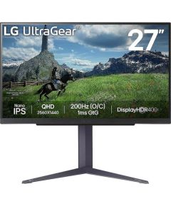 LG UltraGear 27GS85Q 27" QHD Nano 180Hz Gaming Monitor LED / LCD мониторы
