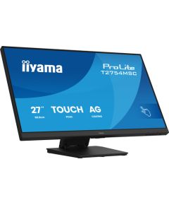 IIYAMA 68.6cm (27")   T2754MSC-B2AG 16:9  M-Touch VGA+HDMI Monitori