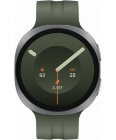 Samsung Galaxy Watch9, 44 mm, BT, silver/green - Smartwatch Smart-Watch Умные часы