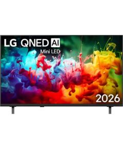 LG QNED72 AI, 50'', 4K UHD, QNED Mini LED, black - TV Телевизоры