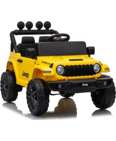 Lean Cars Jeep Rubicon DK-JWR558 24V Yellow Battery-Powered Vehicle Jaunumi, Bērnu preces
