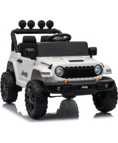 Lean Cars Jeep Rubicon DK-JWR558 24V White Battery-Powered Vehicle Jaunumi, Bērnu preces