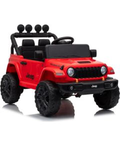 Lean Cars Jeep Rubicon DK-JWR558 24V Red Battery-Powered Vehicle Jaunumi, Bērnu preces